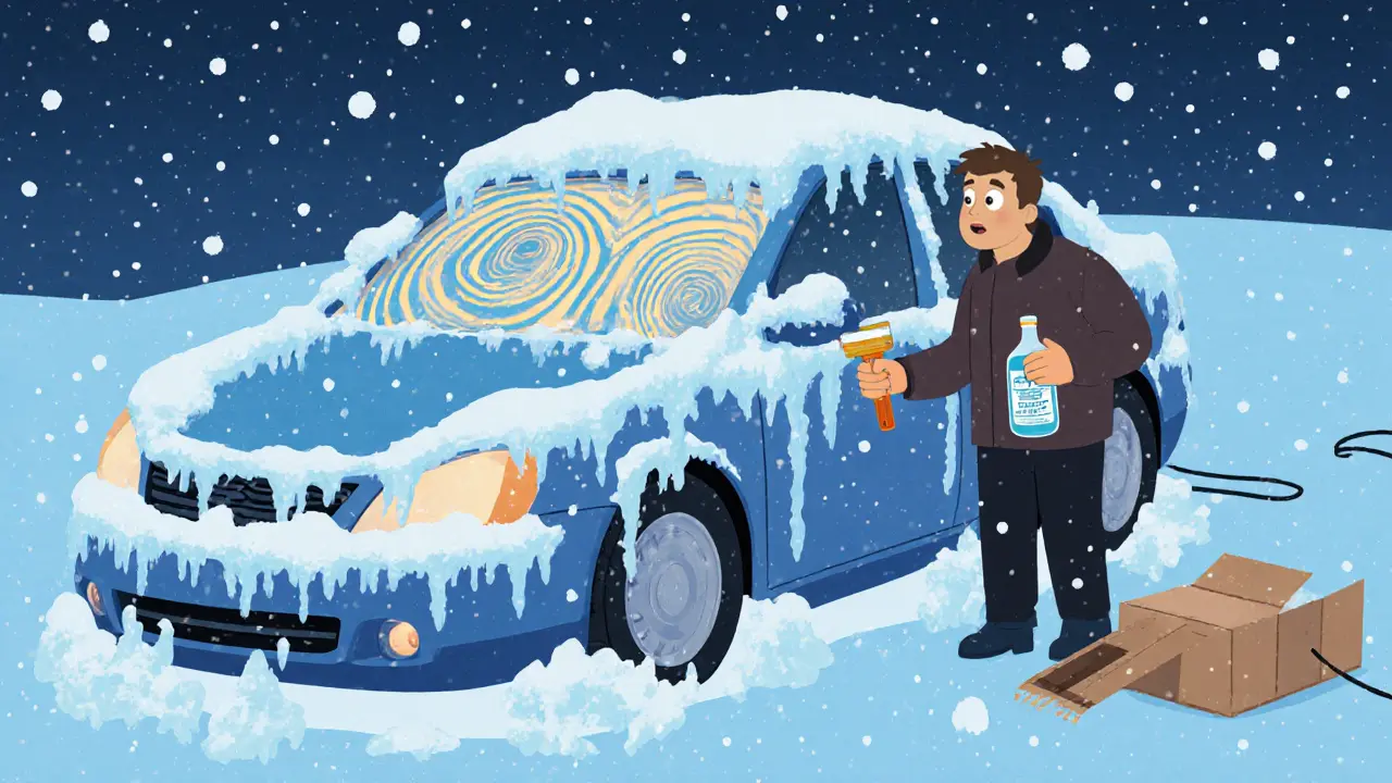 Как разморозить лобовое стекло быстро и без трещин - проверенные способы