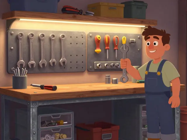 Обустройство гаража: как организовать хранение инструментов и построить рабочий верстак