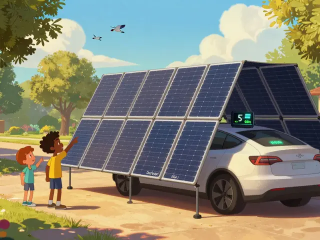 Солнечная зарядка для электромобиля: как работает и стоит ли покупать