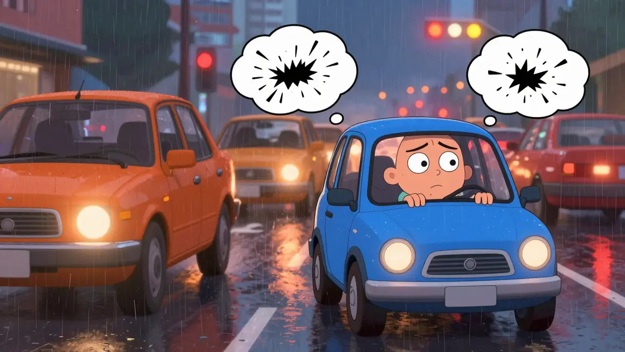 Перестроение в плотном потоке: когда и как менять полосу без риска для новичков