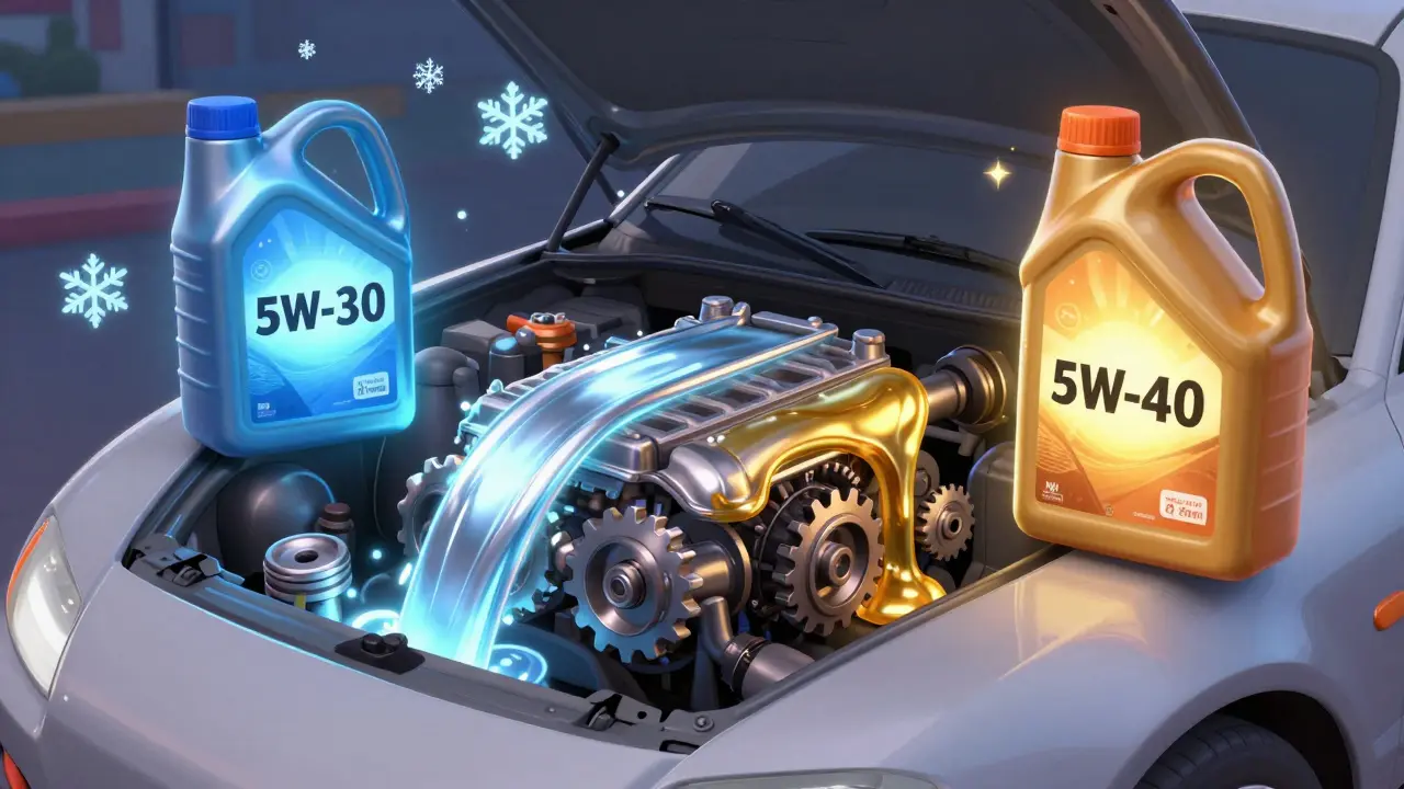 Вязкость 5W-30 и 5W-40: чем отличаются и какое масло лить в двигатель