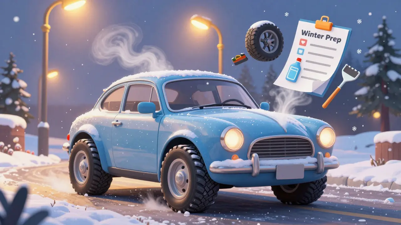 Подготовка автомобиля к зиме: чек-лист обязательных работ