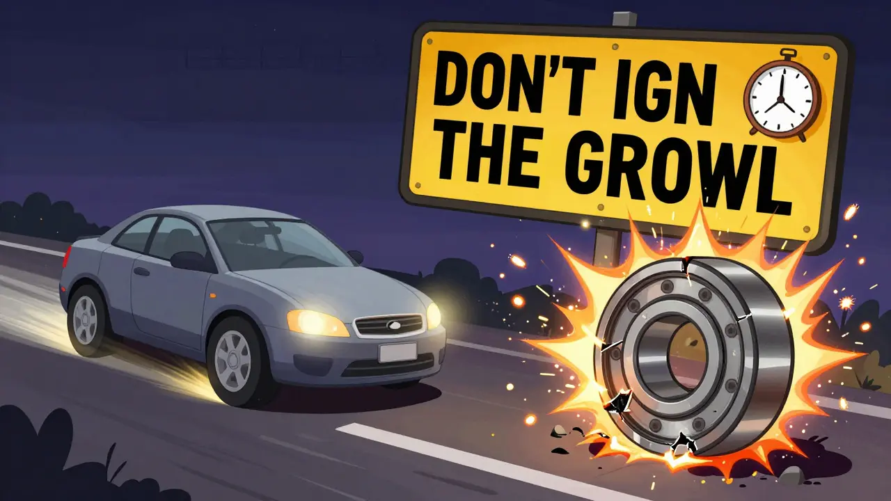 Сравнение: исправный и неисправный подшипник — один автомобиль едет плавно, другой вот-вот разрушится.