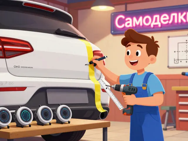 Парктроники своими руками: как выбрать датчики и правильно подключить систему