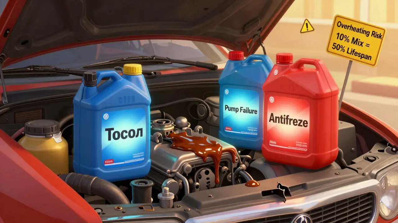 Антифриз и тосол: отличия, цвета и совместимость - что выбрать для вашего авто
