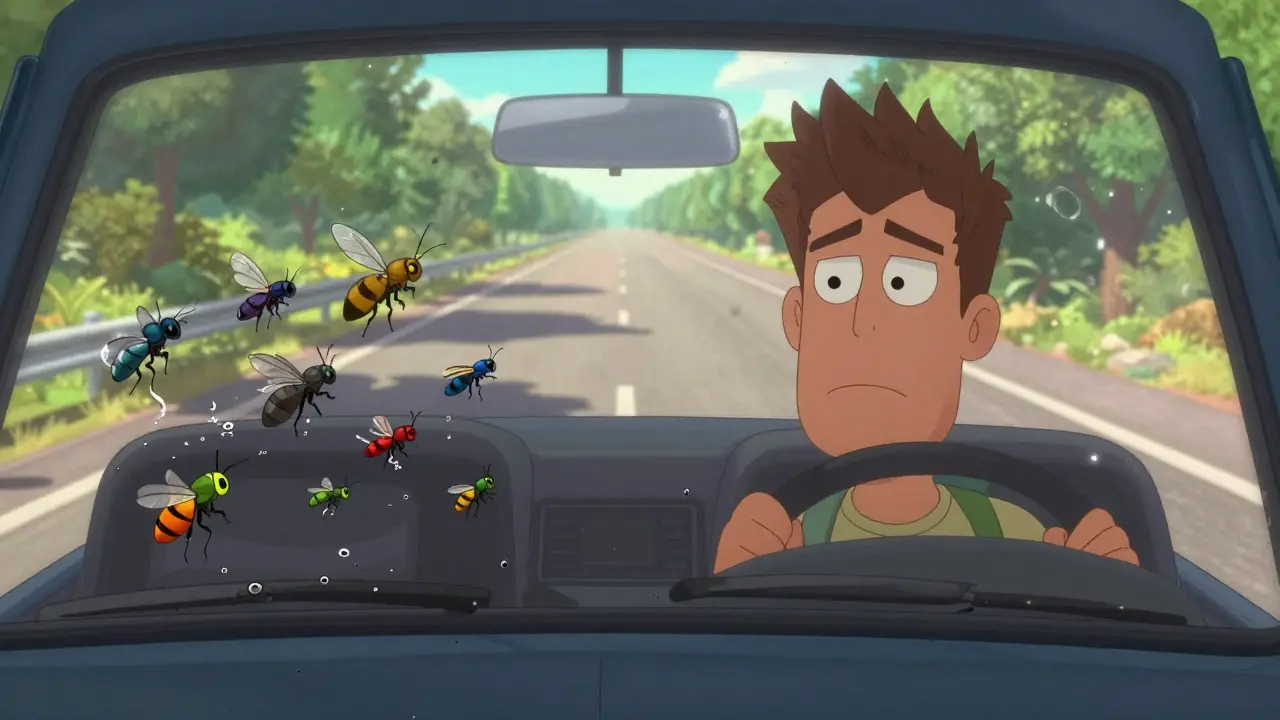 Чем удалить следы насекомых с лобового стекла - проверенные методы и что не стоит делать