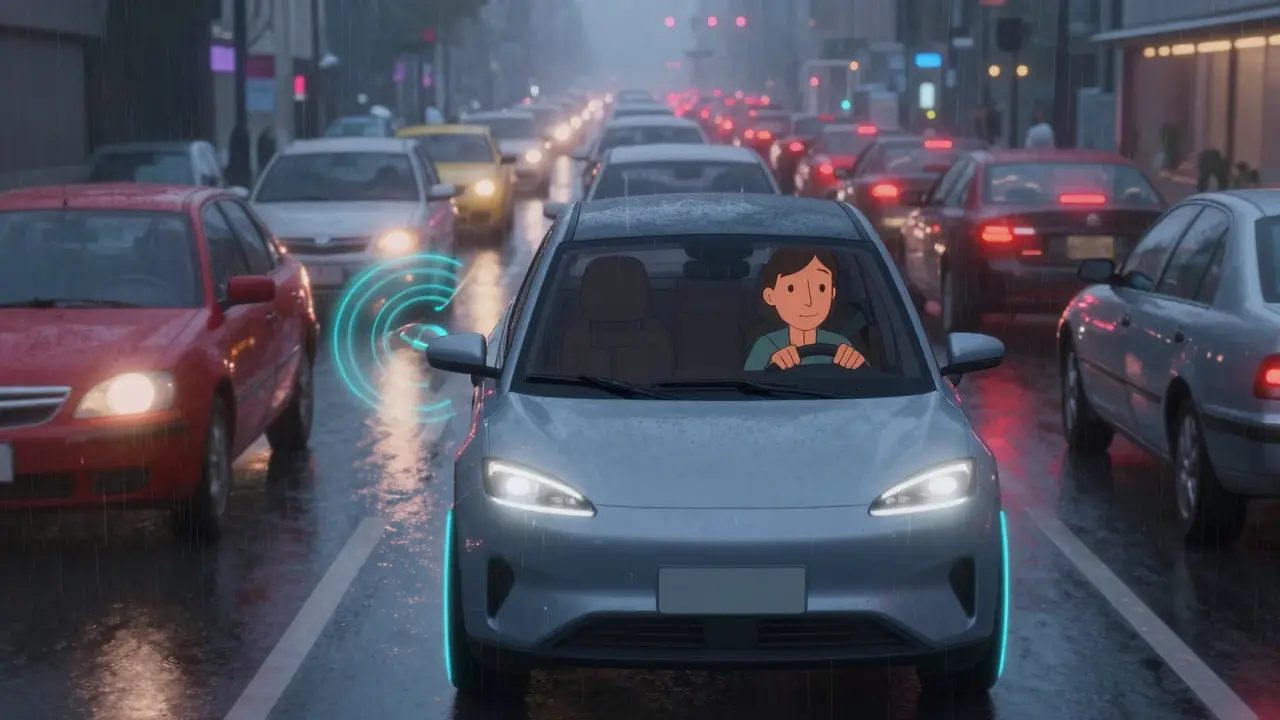 Сравнение ассистентов водителя: удержание полосы и адаптивный круиз в пробках