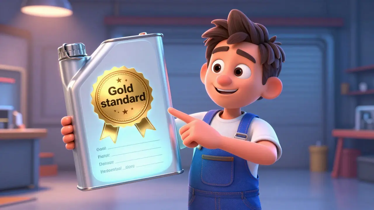 Дружелюбный мастер показывает правильный допуск масла в сервисной книжке