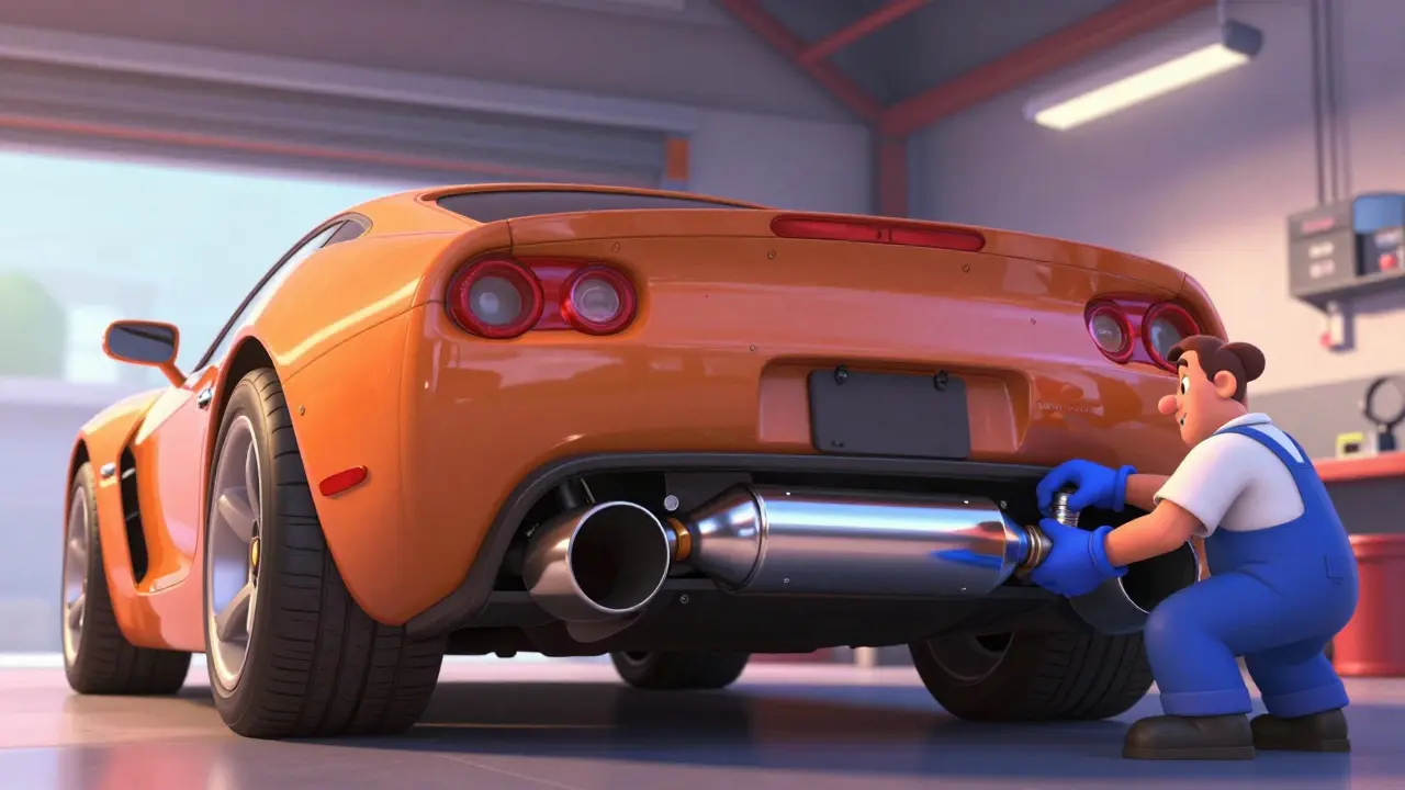 Спортивный выхлоп: как увеличить мощность и не получить штраф в 2026 году