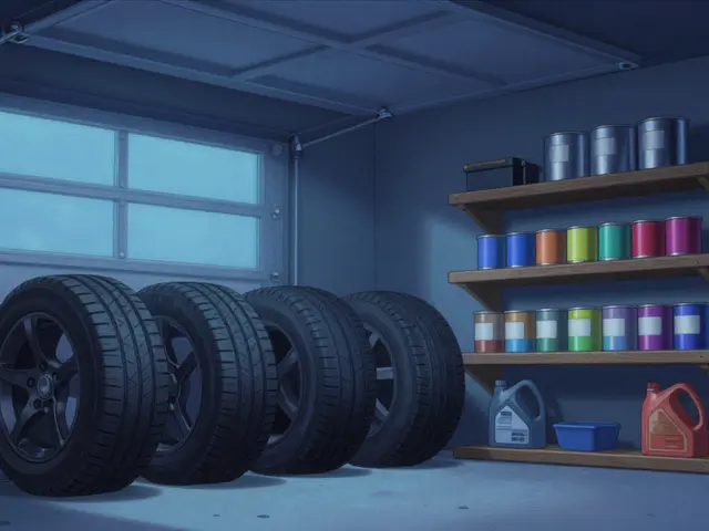 Как хранить шины дома: секреты сохранения резины и дисков
