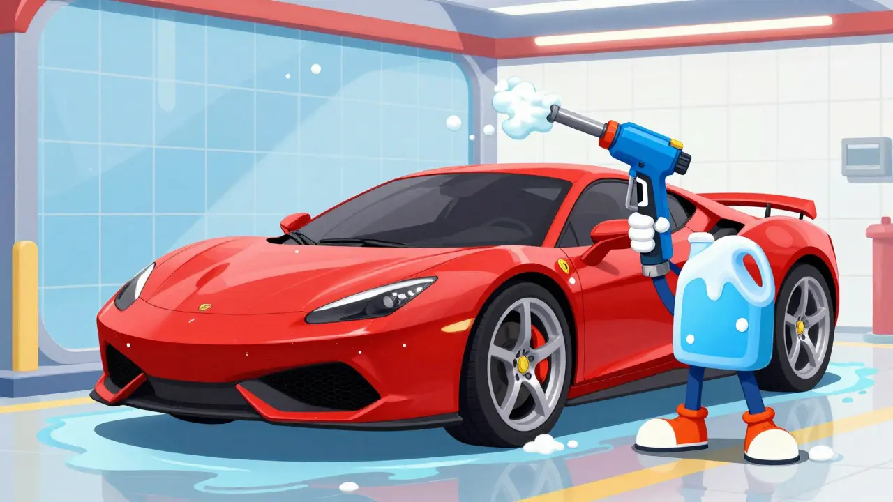 Автошампунь для бесконтактной мойки: как выбрать и не испортить ЛКП