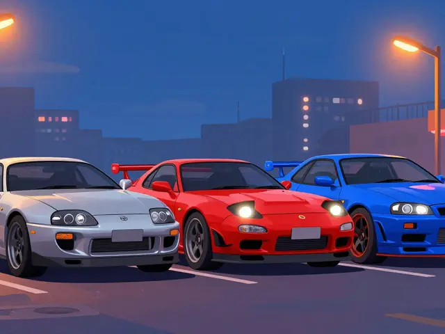 Nissan Skyline GT-R, Toyota Supra и Mazda RX-7: Сравнение японских легенд