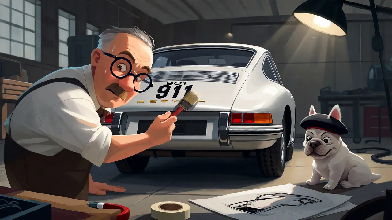 Инженеры Porsche спешно меняют индекс 901 на 911 перед презентацией